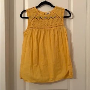yellow true craft babydoll top